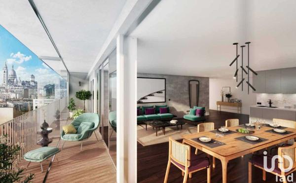 Appartement à vendre 5 pièces 109 m² Paris 18