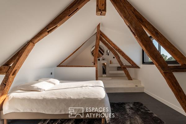 Maison contemporaine rénovée en bord de Seine avec accès et ponton privatifs