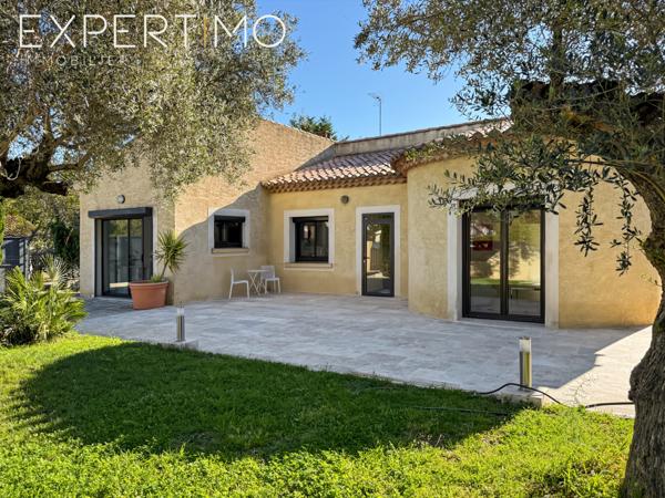 Lunel (34400) Villa de type T4 rénovée de Plain- Pied + 1 Studio + Piscine + 2 Garages