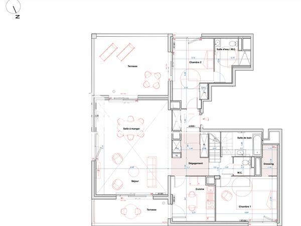Location Appartement 5 pièces 160.2 m² - 194 / 196 RUE DES QUEYRIES Bordeaux 33100