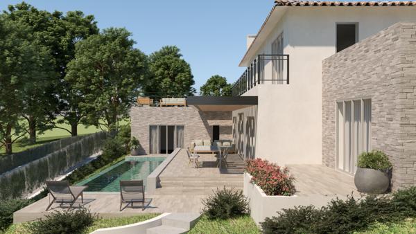 Au Coeur du Golfe de Saint Tropez, en lisière du village de Cogolin, Terrain avec permis de construire accepté Cogolin (83310)