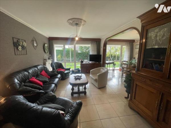 CAEN NORD APPARTEMENT 5 PIECES TRES BON ETAT EN REZ DE JARDIN