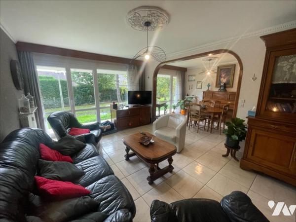 CAEN NORD APPARTEMENT 5 PIECES TRES BON ETAT EN REZ DE JARDIN