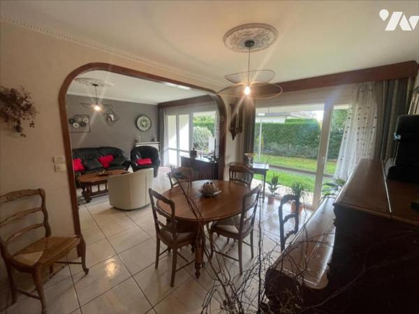 CAEN NORD APPARTEMENT 5 PIECES TRES BON ETAT EN REZ DE JARDIN