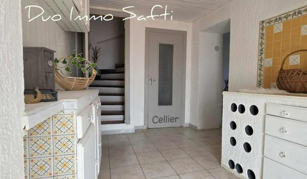 Maison de village - 3 chambres - Garage - cave - cabanon