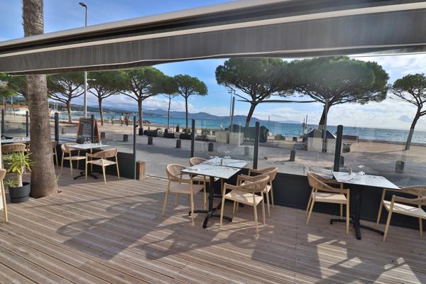 Fonds de commerce de Restauration - Terrasses sur la Plage - Vue mer