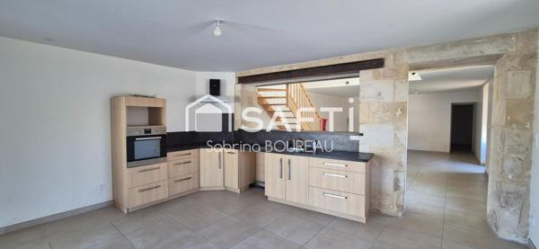 MAISON EN PIERRE  RENOVEE 3 CHAMBRES & BUREAU