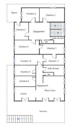 Maison jumelee de 290 m²