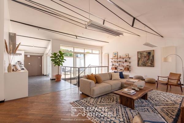 Loft contemporain avec terrasse en centre-ville