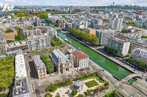 PARIS XIXe - Appartement 4 pièces - Secteur Bassin de la Villette