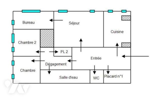 PARIS XIXe - Appartement 4 pièces - Secteur Bassin de la Villette