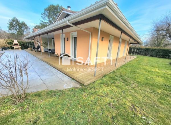 Maison à Marcheprime avec un grand terrain et piscine au calme