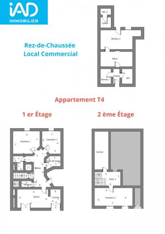 Immeuble à vendre 149 m² Château-Gontier-sur-Mayenne