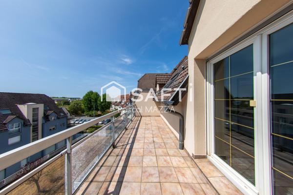 duplex atypique 105m² centre ville avec plusieurs terrasses