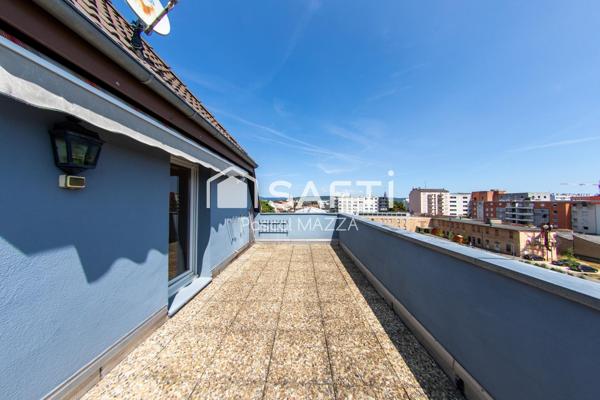 duplex atypique 105m² centre ville avec plusieurs terrasses