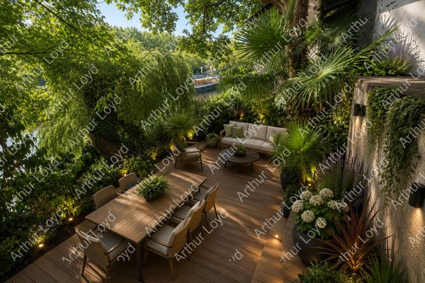 Bureaux à vendre Neuilly-sur-Seine avec jardin privatif et vue Seine