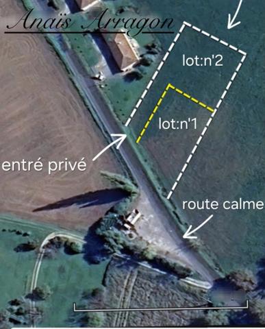 Terrain à vendre de 1316 m2 VILLENEUVE SUR LOT (47)