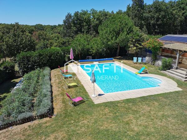 DOMAINE D’EXCEPTION AU CŒUR DE LA NATURE – PLUS DE 25 HECTARES – ÉTANG – PISCINE – GÎTES