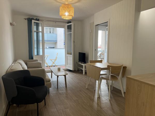 Marseille (13007) LOCATION MEUBLÉE APPARTEMENT 34,73 M2 TYPE 2 BALCON 5,2 M2 RUE CESAR ALEMAN PLAGE CATALANS 13007 MARSEILLE