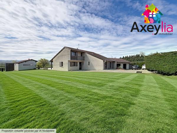 Notre-Dame-de-Boisset (42120) A VENDRE - NOTRE-DE-BOISSET - MAISON AVEC 4 CHAMBRES, GARAGE DOUBLE, GRAND TERRAIN, PISCINE ET VUE EXCEPTIONNE