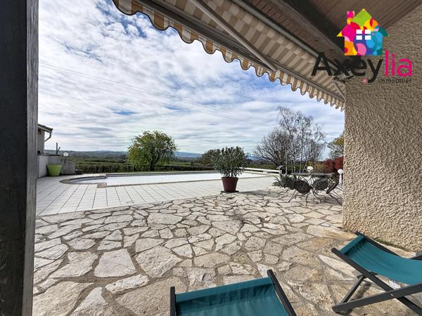Notre-Dame-de-Boisset (42120) A VENDRE - NOTRE-DE-BOISSET - MAISON AVEC 4 CHAMBRES, GARAGE DOUBLE, GRAND TERRAIN, PISCINE ET VUE EXCEPTIONNE