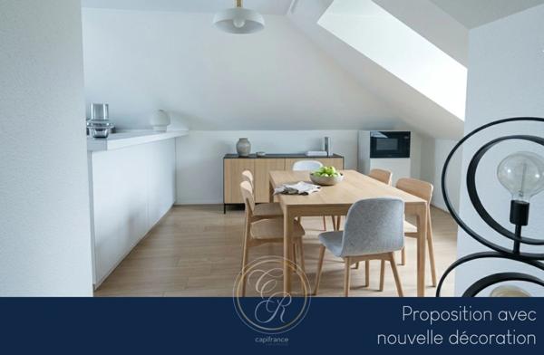 Appartement T3 duplex atypique – Hyper centre – Proche Jardin des Plantes - 75 m² utiles