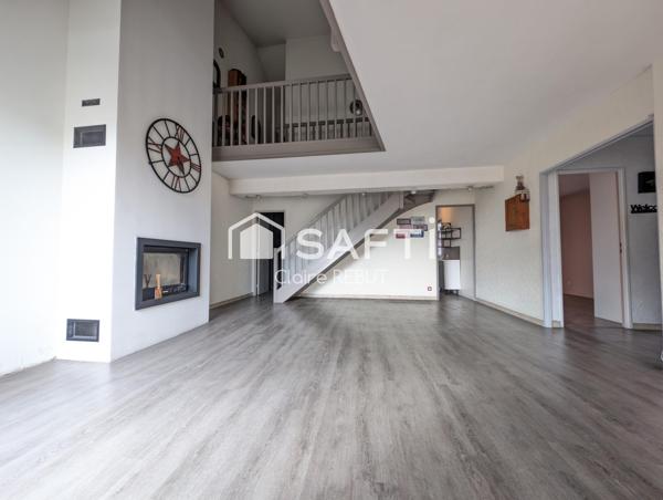 Beau duplex 115m² 4 chambres double box