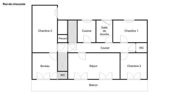 Maison 6 pièces avec jardin proche centre-ville