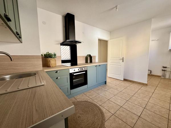 Maison 3 chambres, jardin et garage