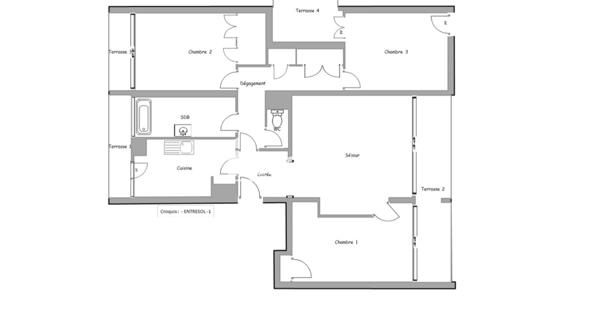 À vendre Appartement 4 pièces 83 m² - Montpellier 34070