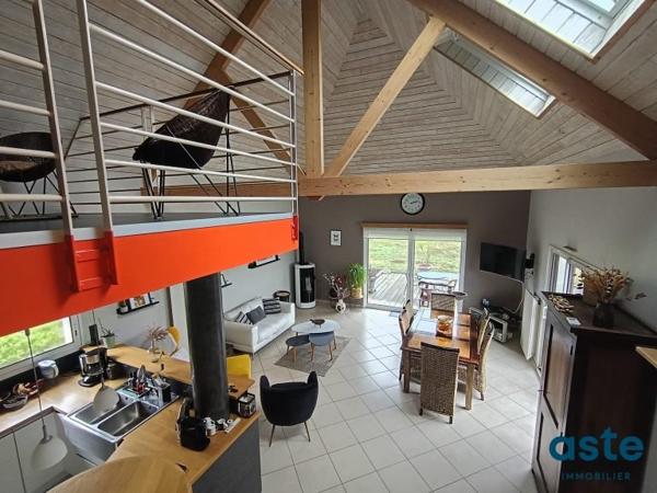 Maison 6 pièces 154 m² à Lannilis – Vie de plain-pied, 4 chambres, piscine et jardin