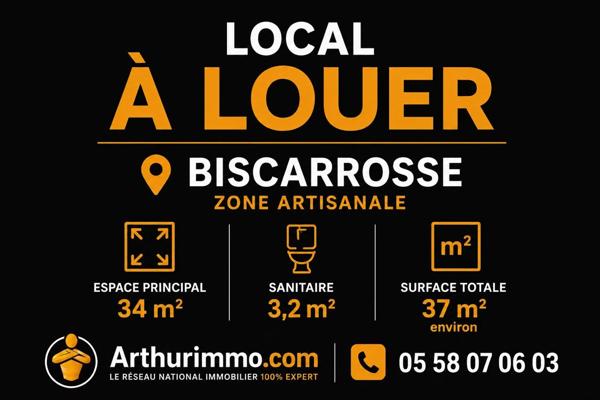 Location Local commercial 2 pièces 37 m2 à Biscarrosse