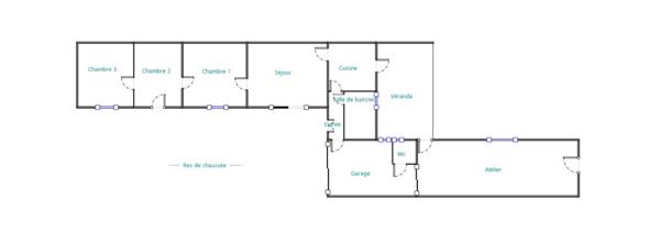 Quartier La Rochelle Prieuré-Lafond - Échoppe rochelaise à rénover sur Parcelle de 660m2 - Beau potentiel