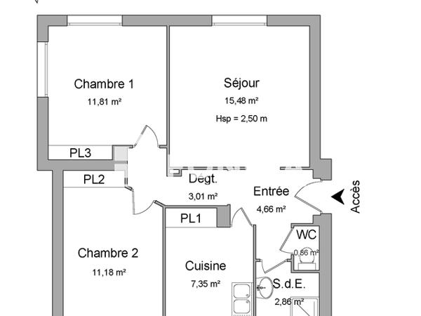 Location Appartement meublé 3 pièces 57.21 m² - CONTRAT ENTRETIEN CHAUDIERE AVEC ENGIE HOME SERVICE Besancon 25000