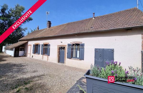 PROCHE MAINTENON - JOUY - SAINT PIAT  CHARMANTE MAISON de 85 m², 4 pièces