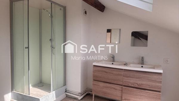 BORDEAUX BASTIDE - DUPLEX A RENOVER AVEC TERRASSE - BEAUX VOLUMES ET FORT POTENTIEL