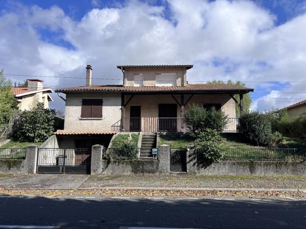 SAINT GAUDENS, maison T7 avec garage en sous-sol et jardin