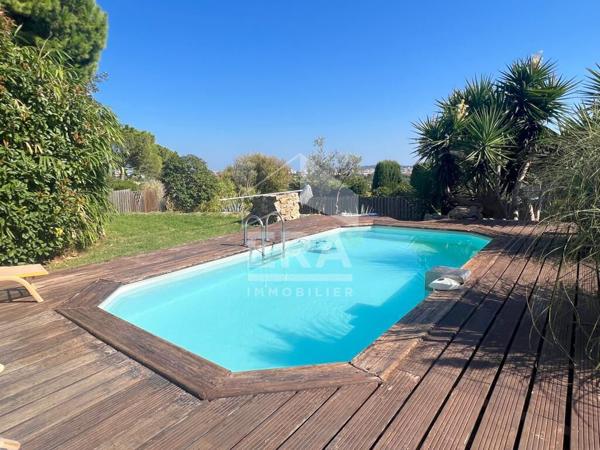 Golfe Juan colline vue mer