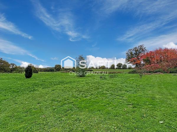Maison sur sous-sol semi-enterré, accès de plain-pied, 4 chambres