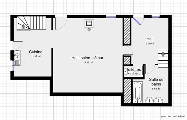 Maison 4 pièce(s) 110 m2