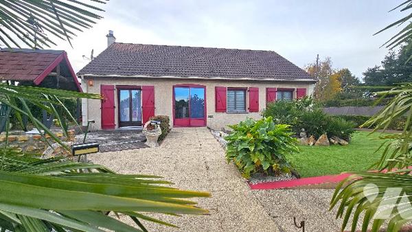 Maison T4 de plain-pied, jardin, sous-sol, garage à JALONS (51)