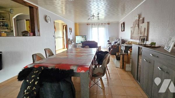 Maison T4 de plain-pied, jardin, sous-sol, garage à JALONS (51)