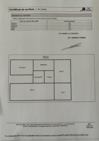Appartement BLOIS 3 pièce(s) 53.28 m2