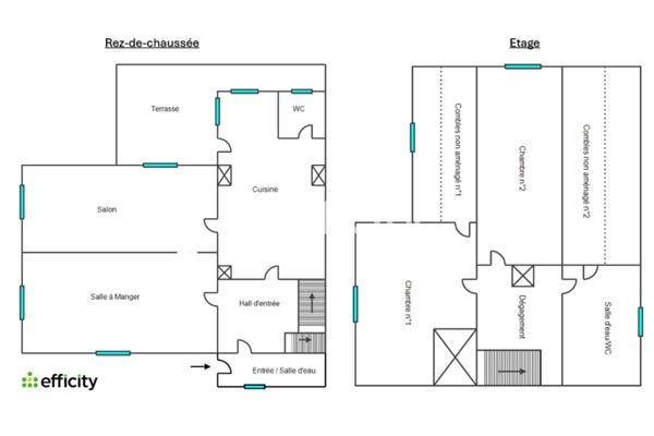 Maison 4 pièces - 95 m²