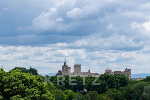 Propriété d'exception avec vue panoramique sur le Palais des Papes – Avignon
