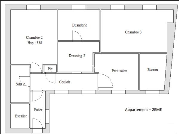 A vendre - appartement - 135 m² -  Paris  - 75005 -