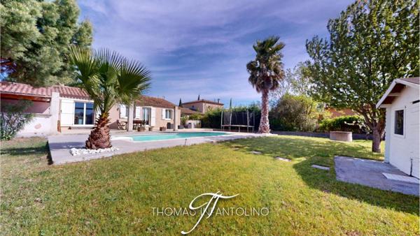 EN EXCLUSIVITE - PLAIN PIED - 4 CHAMBRES - PISCINE