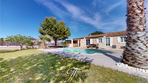 EN EXCLUSIVITE - PLAIN PIED - 4 CHAMBRES - PISCINE