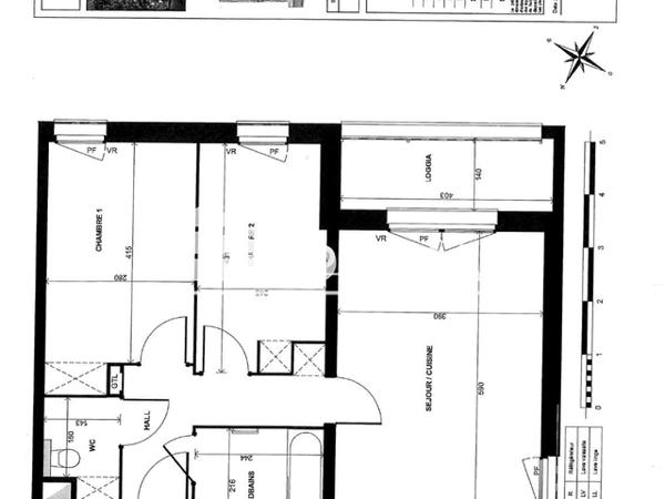 Location Appartement 3 pièces 58.7 m² - LUMINESENS 4 - 35 RUE RAYMONDE LECUPPRE A202 Lens 62300