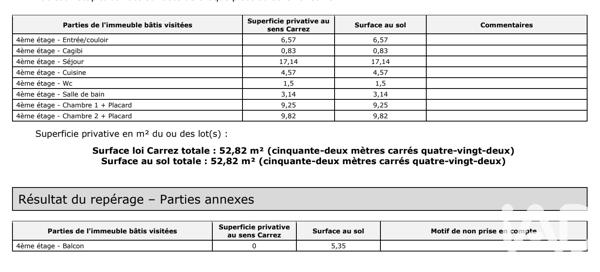 Appartement à vendre 3 pièces 53 m² Le Cannet